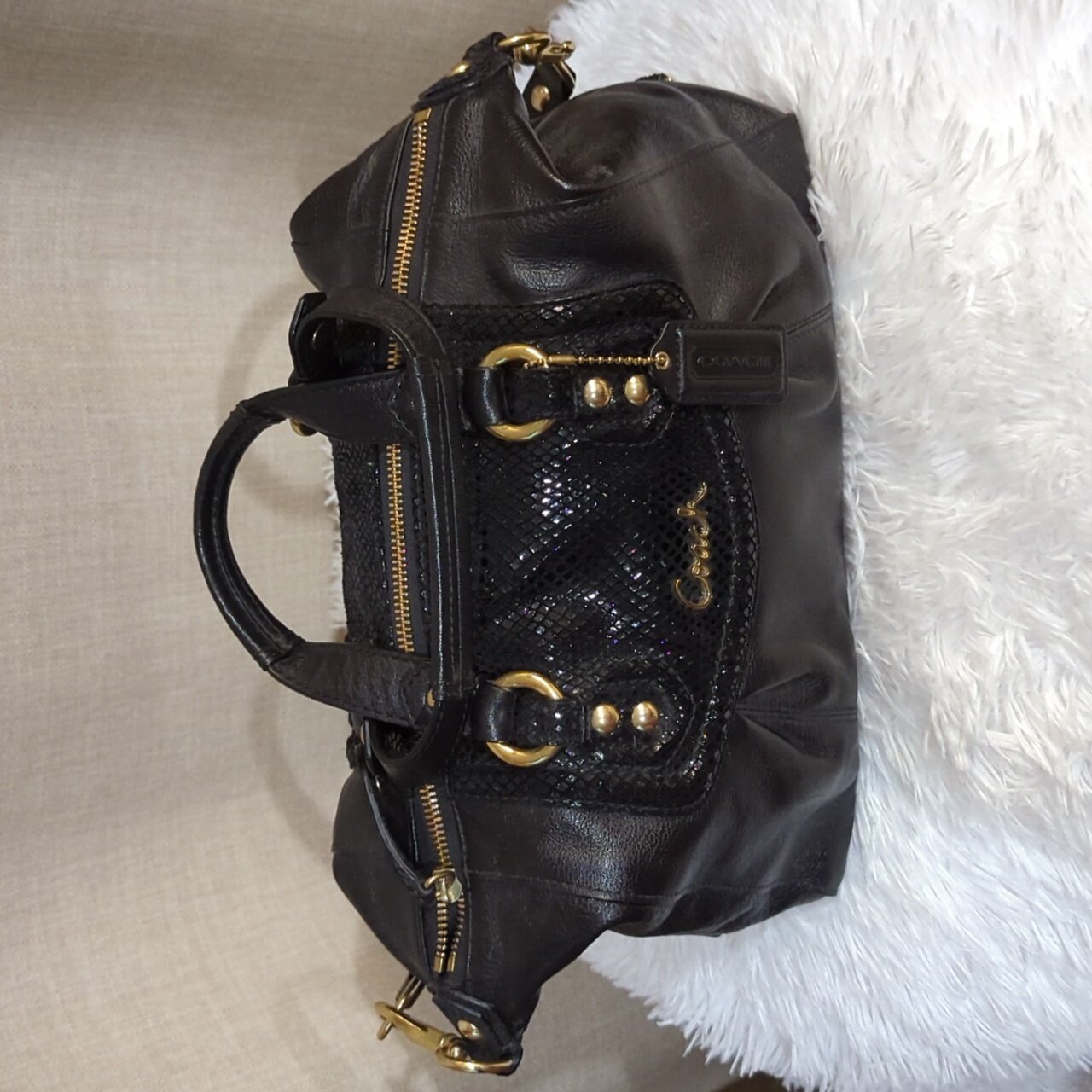 Coach Ashley Leather Bag